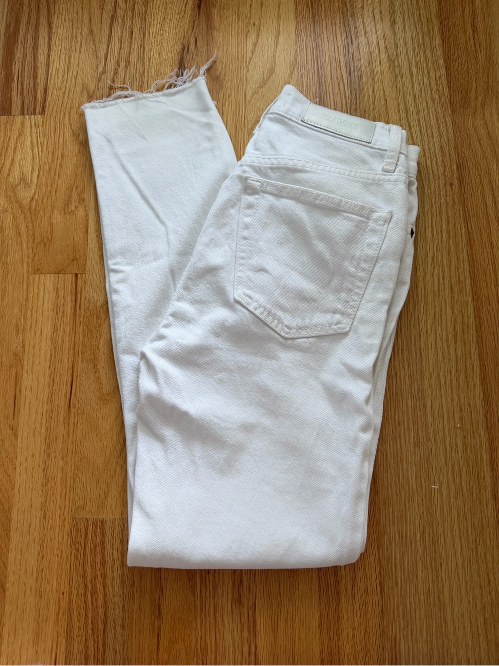 Re/done straight leg White Women's Jeans